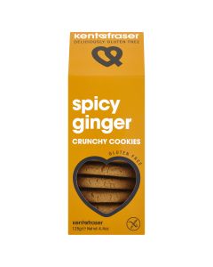 Kent & Fraser - Spicy Ginger Crunchy Cookies - 6 x 125g