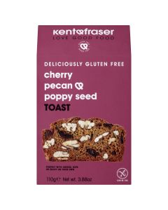 Kent & Fraser - Cherry, Pecan & Poppy Seed Toast - 6 x 110g