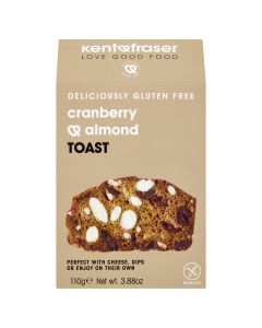 Kent & Fraser - Cranberry & Almond Toast - 6 x 110g