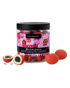 Lakritsfabriken - Gluten Free Kärleken Salty Liquorice Coated with White Chocolate & Strawberries - 12 x 150g