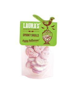 Laura's Confectionery - Spooky Skulls Pouch - 8 x 144g