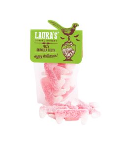 Laura's Confectionery - Fizzy Dracula Teeth Pouch - 8 x 120g