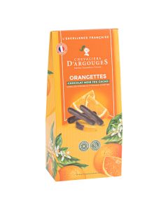 Les Chevaliers d'Argouges - Candied Orange Peels in Dark Chocolate - 10 x 160g