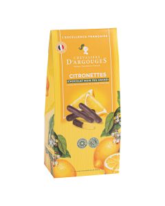 Les Chevaliers d'Argouges - Candied Lemon Peels in Dark Chocolate - 10 x 150g