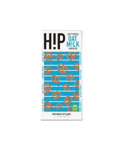 H!P Chocolate - Salty Pretzels Oat M!lk Chocolate - 12 x 70g