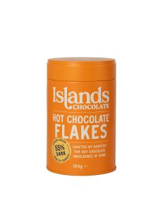 Islands Chocolate - 55% Dark Hot Chocolate Flakes - 6 x 200g
