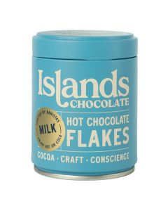 Islands Chocolate - Milk Hot Chocolate Flakes - 6 x 150g