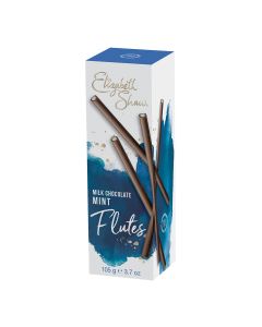 Elizabeth Shaw - Milk Chocolate Milk Mint Flutes - 10 x 105g