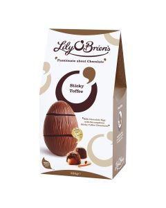 Lily O'Brien's - Milk Chocolate Easter Egg with 5 Sticky Toffee Chocolates - 6 x 230g