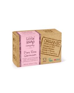 Little Soap Company - Organic Rose Geranium Bar - 12 x 110g