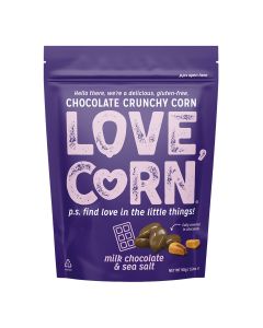 Love Corn - Milk Chocolate & Sea Salt Corn - 6 x 90g