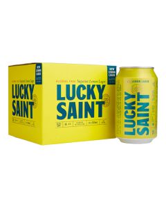 Lucky Saint - Superior Alcohol-Free Lemon Lager Multipack 0.5% ABV - 6 x 4 x 330ml