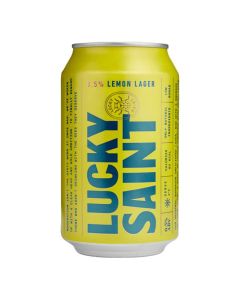 Lucky Saint - Superior Alcohol-Free Lemon Lager 0.5 % ABV- 24 x 330ml