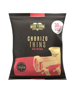 Made For Drink - Chorizo Thins - 10 x 30g