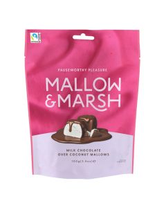 Mallow & Marsh - Milk Chocolate over Coconut Mallow Pouch - 6 x 100g