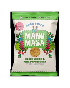 Manomasa - Manomasa Green Lemon & Pink Peppercorn Tortilla Chips - 12 x 140g