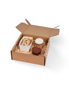Meg Rivers Bakers of Happiness - 10 Piece Sweet Treat Collection (Choc Chip Shortbread, Heart Choc Brownie, Mini Top Iced Christmas Cake) - 2 x 350g
