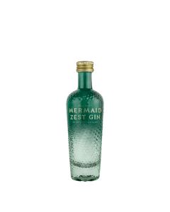 Mermaid - Zest Gin 5cl 40% ABV - 12 x 50ml