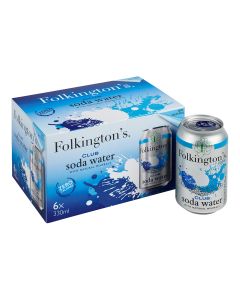 Folkington's - Club Soda Water Fridgepack - 4 x 1980ml
