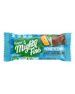 Mighty Fine - Vegan Mylk Chocolate Honeycomb Bar - 15 x 30g