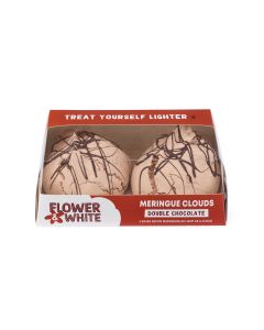 Flower & White - Double Chocolate Meringue Clouds Twins - 8 x 130g