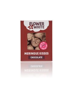 Flower & White - Chocolate Meringue Kisses - 12 x 100g