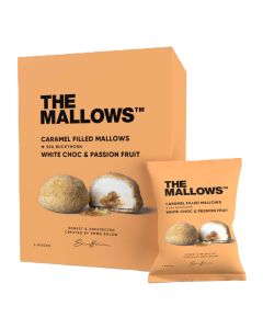 The Mallows - Caramel-Filled Mallows Passion Fruit Box - 12 x 80g