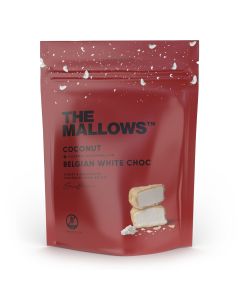 The Mallows - Coconut & Belgian White Chocolate Mallow Pouches - 12 x 90g