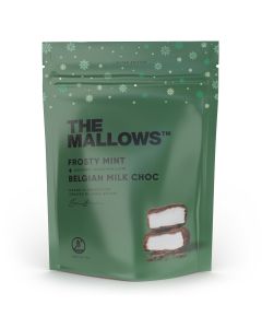 The Mallows - Frosty Mint & Belgian Milk Chocolate Mallow Pouches - 12 x 90g
