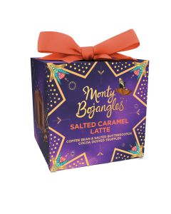 Monty Bojangles - Salted Caramel Latte Truffle Present Box - 6 x 100g