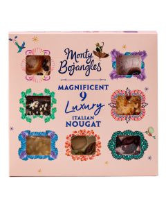 Monty Bojangles - Magnificent Luxury 9 Piece Nougat Box - 6 x 135g