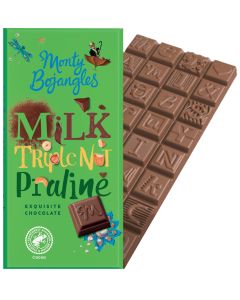 Monty Bojangles - Milk Triple Nut Praline Exquisite Chocolate - 18 x 150g