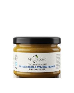 Mr Organic - Organic Butter Bean & Yellow Pepper Antipasti Dip - 6 x 230g