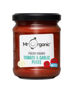 Mr Organic - Organic Tomato & Garlic Puree - 6 x 200g