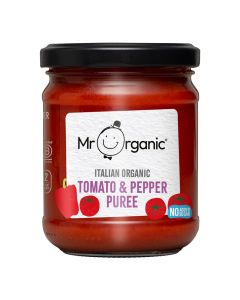 Mr Organic - Organic Tomato & Pepper Puree - 6 x 200g