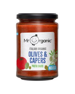 Mr Organic  - Organic Olives & Capers Pasta Sauce No Added Sugar - 6 x 350g