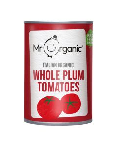 Mr Organic - Organic Whole Peeled Tomato - 12 x 400g