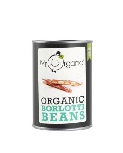 Mr Organic - Organic Borlotti Beans - 12 x 400g
