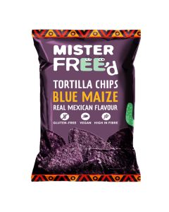 Mister Free'd - Organic Tortilla Chips with Blue Maize - 12 x 135g