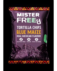 Mister Free'd - Organic Tortilla Chips with Blue Maize - 12 x 135g