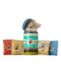 Mr Trotter's - Crackling Selection in Gift Cannister (inc 4 x 30g Packs of 4 Flavours & 1 x 25g Pork Crunch) - 2 x 1.1kg