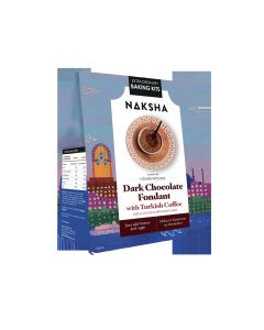 Naksha - Dark Chocolate Fondant with Turkish Coffee Gourmet Baking Kit - 6 x 390g