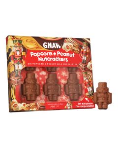GNAW - Popcorn & Peanut Nutcracker Gift Set - 6 x 180g