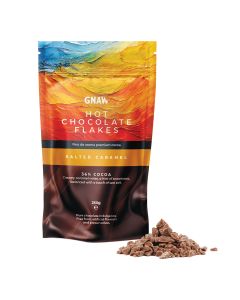 GNAW - Salted Caramel Hot Chocolate Flakes - 8 x 250g