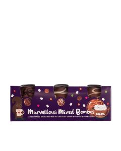 GNAW - Marvellous Mixed Bombes Pack (3 Mixed Hot Choc Bombes)  - 12 x 129g