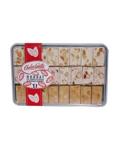Nougat Chabert & Guillot - Montelimar, Candied Fruits & Coffee Assorted Nougat in Gift Tin - 6 x 250g
