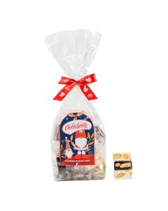 Nougat Chabert & Guillot - Chocolate flavoured Nougat & Nougat with Candied Orange Peel & Pistachios Gift Bag - 6 x 175g