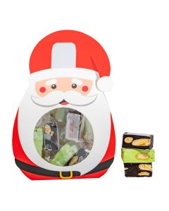 Nougat Chabert & Guillot - Chocolate & Pistachio Soft Nougat Father Christmas Box - 12 x 50g