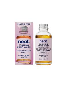 Neat - Foaming Hand Wash Concentrated Refill Rose Water - 12 x 30ml