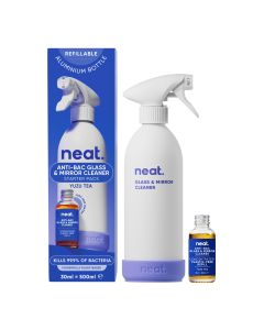 Neat - Anti-Bac Glass and Mirror Cleaner Starter Pack Yuzu Tea - 6 x 500ml